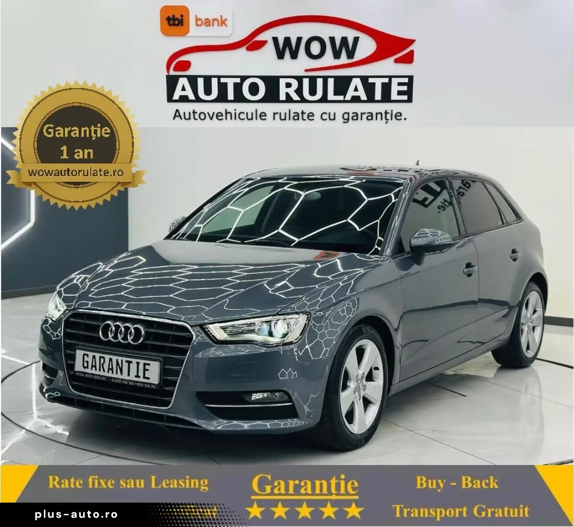 AUDI A3 2014 1.6D E5 Garantie 12 Luni Rate Avans 0 Doar Cu B