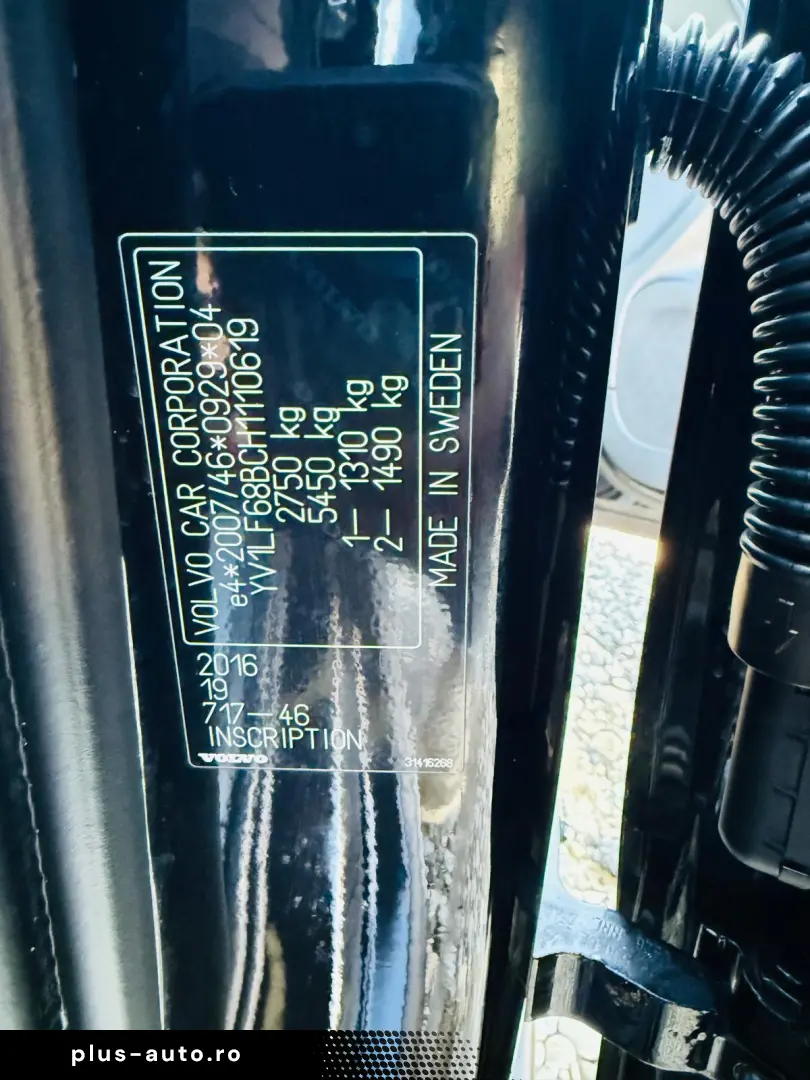 Volvo XC-90 D5 AWD   2.0 Diesel 235CP   Euro 6   Fab 06-2016