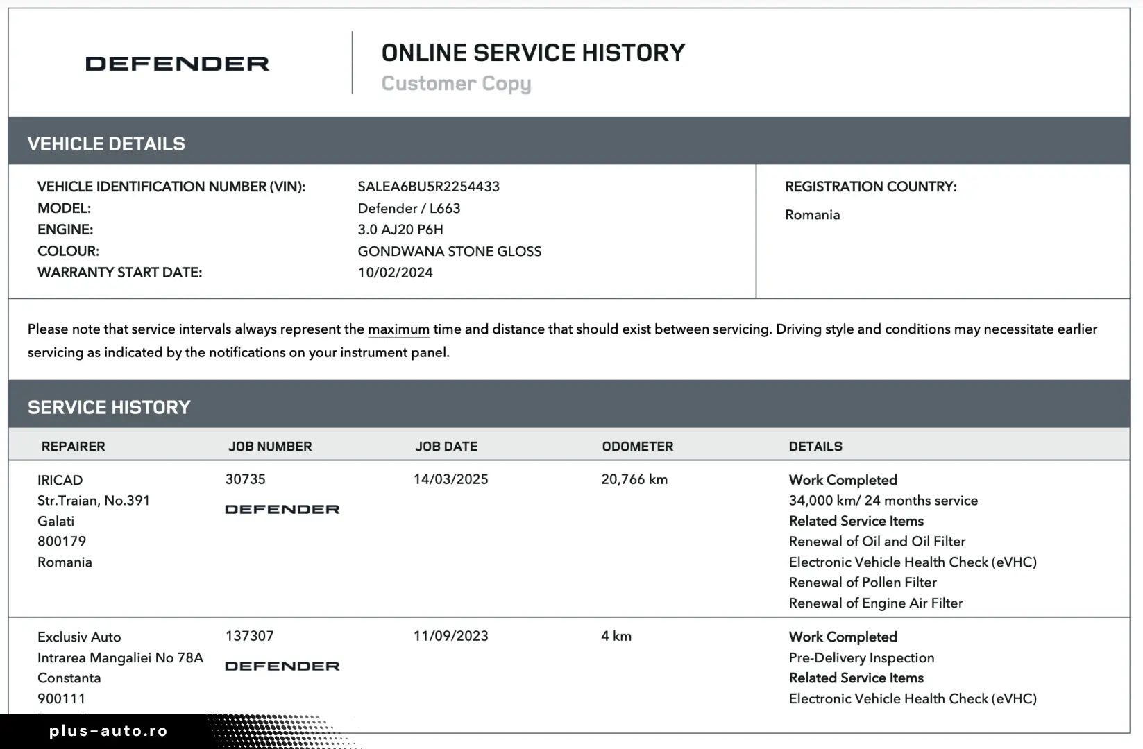 Land Rover Defender 90 2024 3.0 benzina 400CP GARANTIE
