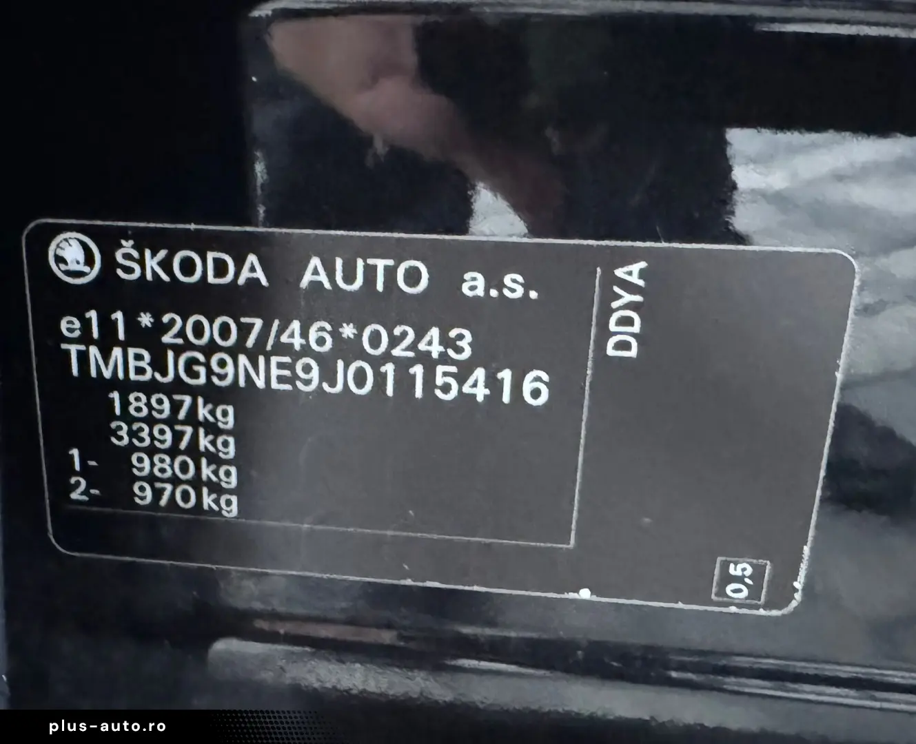 Skoda Octavia Facelift Fab.09.2017 Euro 6 1.6 Diesel 116 cp