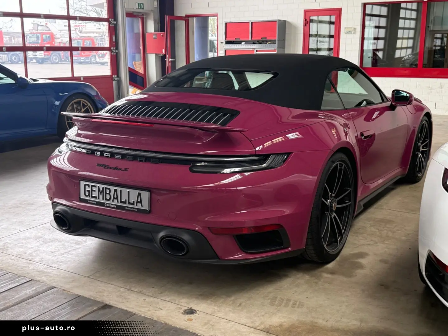 PORSCHE 911 992 TURBO S CABRIO  BURMESTER  LIFT