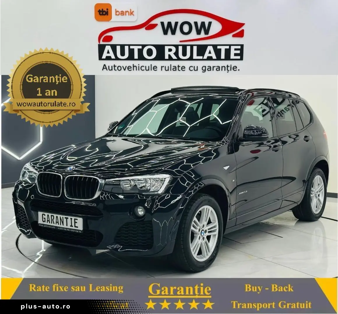 BMW X3 2016 2.0i E6 4x4 Garantie 12 Luni Rate Avans 0 Doar C