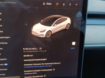 TESLA Model 3 Standard Range   EAP enhanced 19  SoH91%