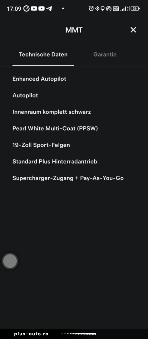 TESLA Model 3 Standard Range   EAP enhanced 19  SoH91%