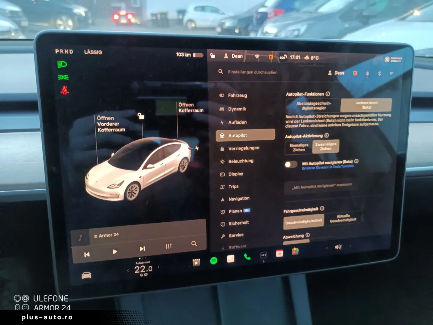 TESLA Model 3 Standard Range   EAP enhanced 19  SoH91%