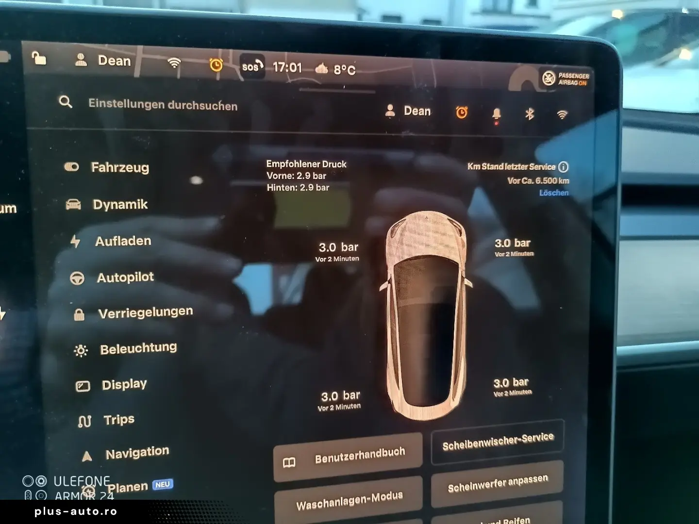 TESLA Model 3 Standard Range   EAP enhanced 19  SoH91%