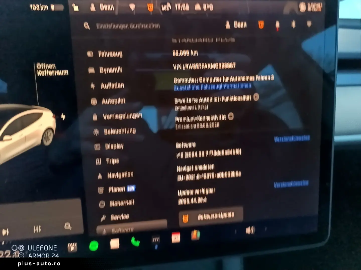 TESLA Model 3 Standard Range   EAP enhanced 19  SoH91%