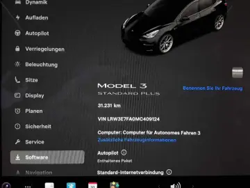 TESLA Model 3 Standard Reichweite Plus