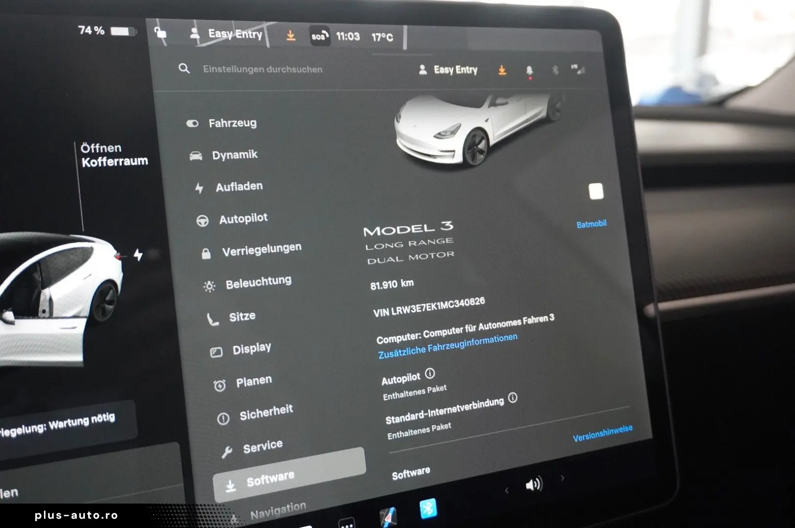 TESLA Model 3 LONGRANGE DUAL-MOTOR NAVI KAMERA PANO SH