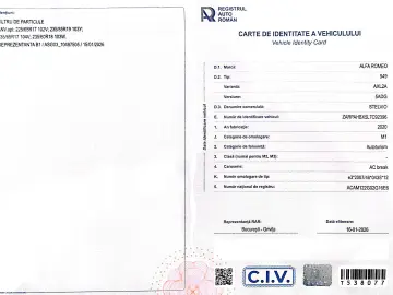 Alfa Romeo Stelvio TI 2.2 diesel 210CP AT8 Q4