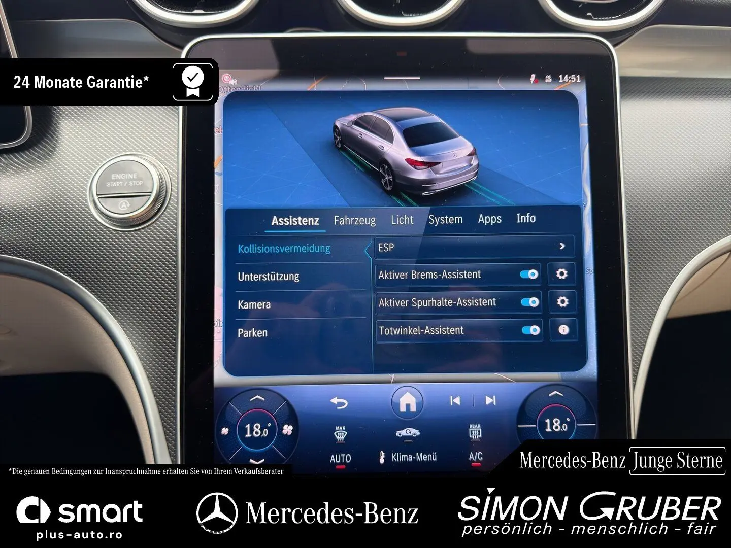 MERCEDES-BENZ C 200 d Avantgarde Navi MBUX Kamera LE&hellip;