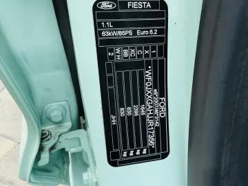 Ford Fiesta   Fab. 03.2019  1.1 Benzina 85 cp  Euro 6