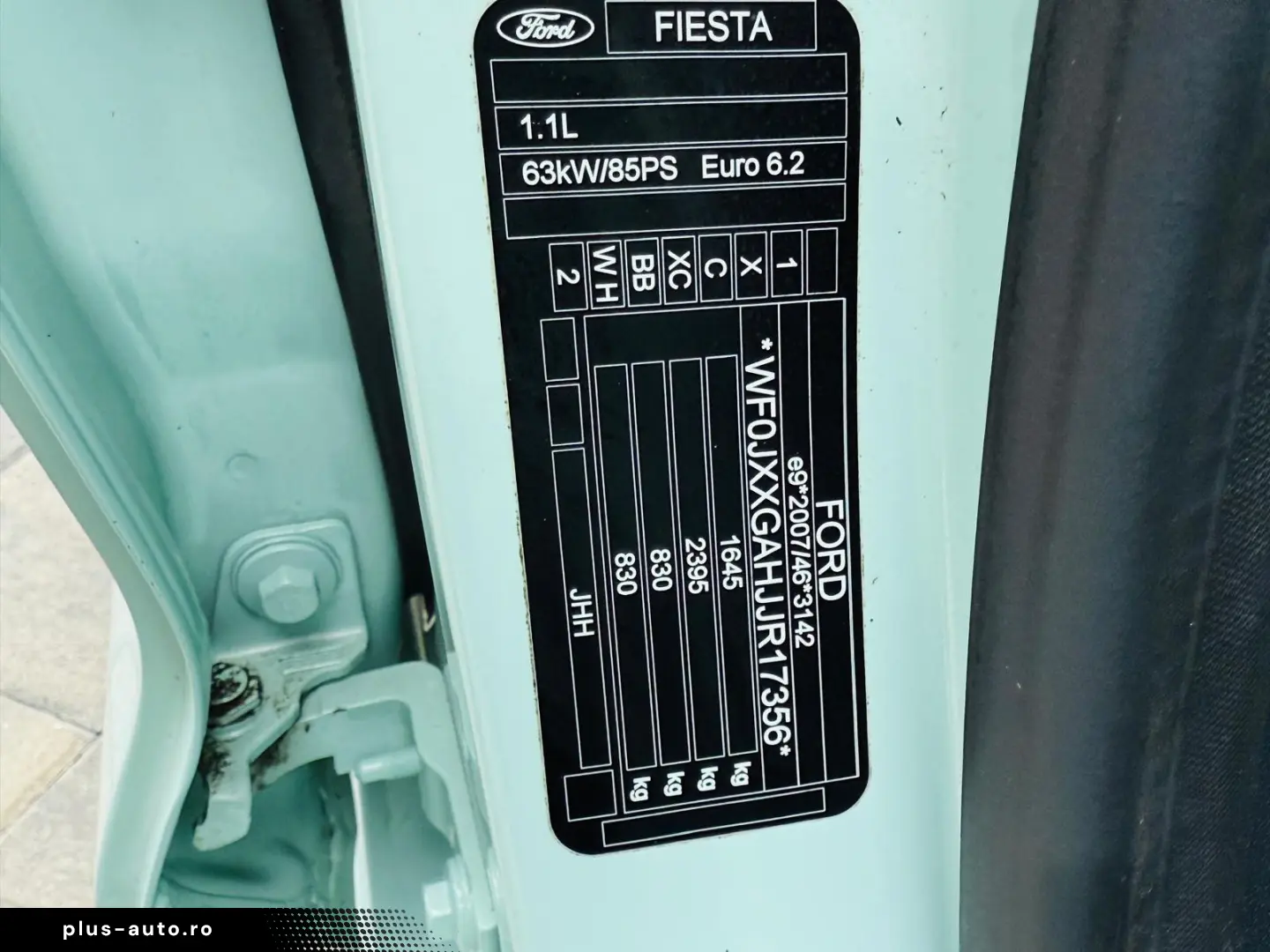 Ford Fiesta   Fab. 03.2019  1.1 Benzina 85 cp  Euro 6