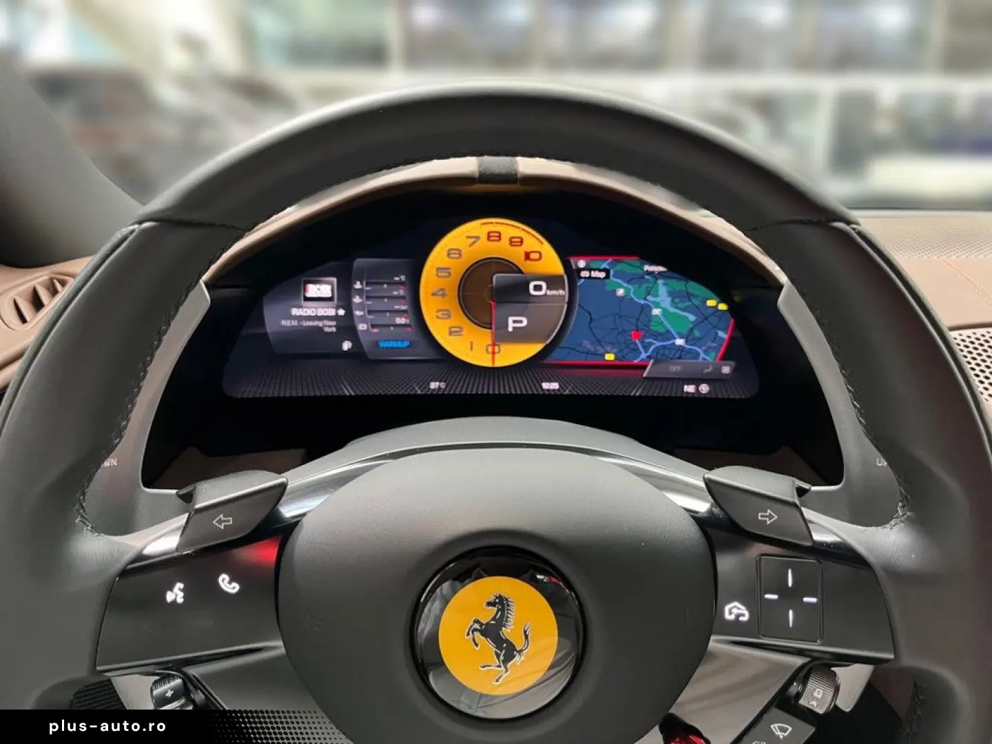 FERRARI Roma Grigio Alloy Cioccolato Magneride Alcantara