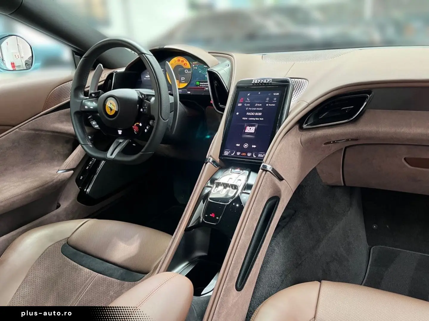 FERRARI Roma Grigio Alloy Cioccolato Magneride Alcantara