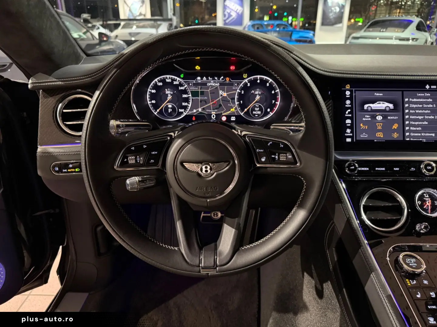 BENTLEY GT V8 Mulliner Carbon Ext Massage Ventil NightV B&O