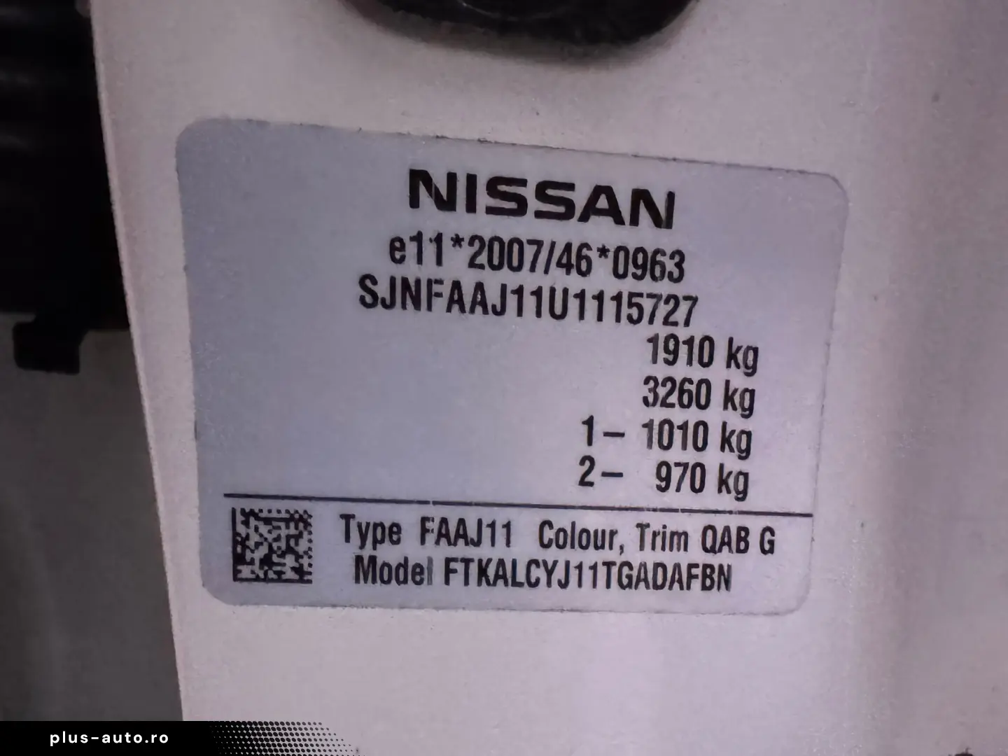 NISSAN QASHQAI   FAB 06.2014   1.5 Diesel 110 CP  EURO 5