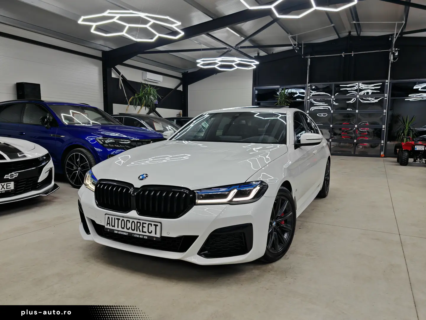 BMW 530icM Pachet Alb Mineral Laser H&K Ventilație TVA