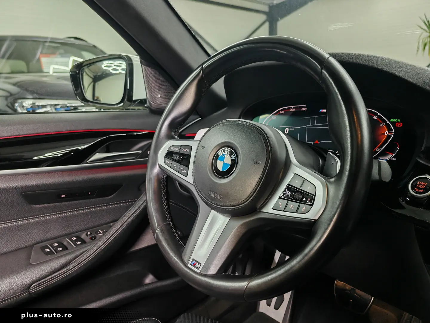 BMW 530icM Pachet Alb Mineral Laser H&K Ventilație TVA