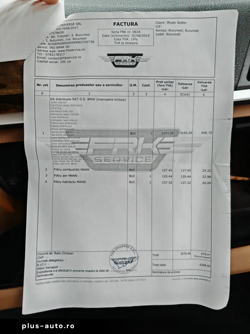BMW Seria 320 Piele Bixenon Android Distributie înlocuita