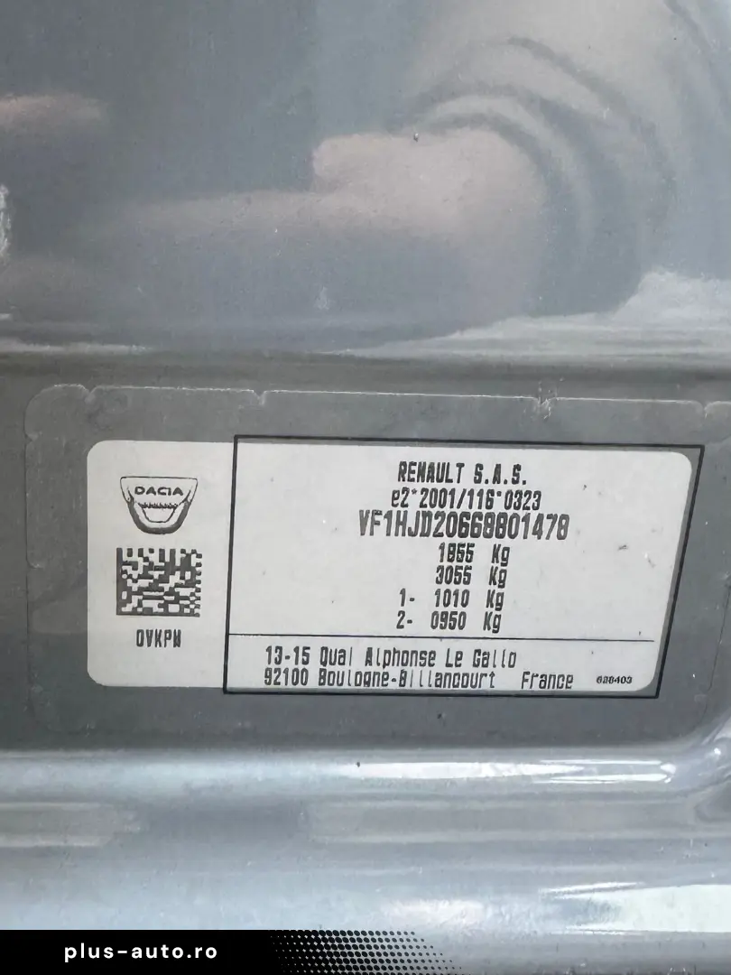 DACIA DUSTER Journey  FAB- 06-2022  1.5 DIESEL 116CP