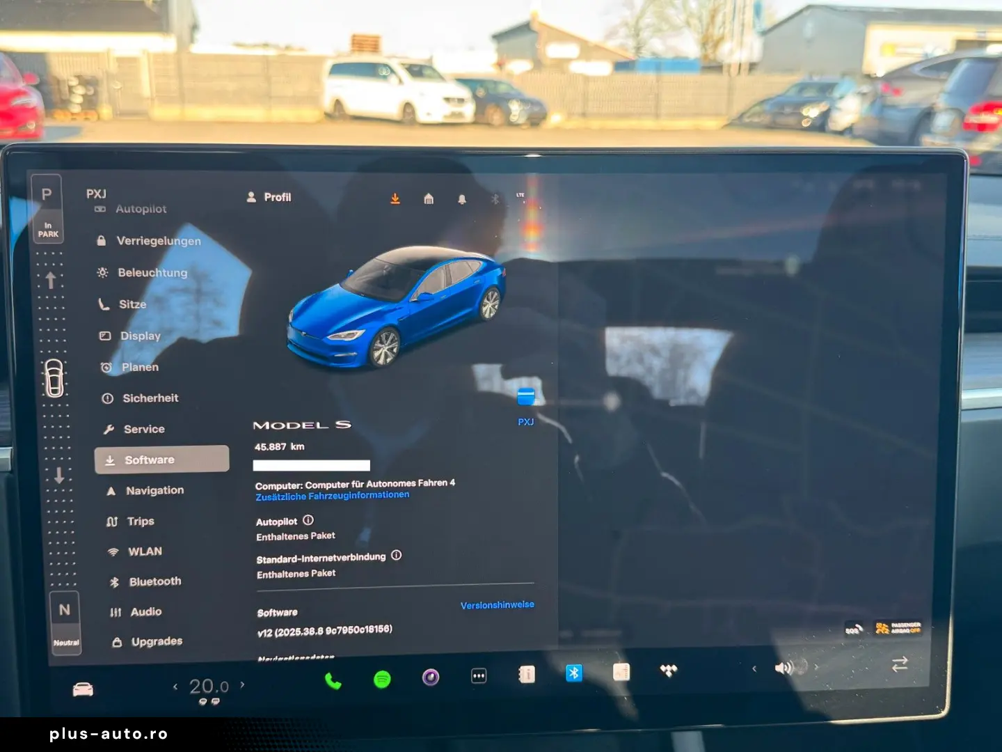 TESLA MODEL S MAXIMAL RANGE   Palladium   MATRIX   HW4