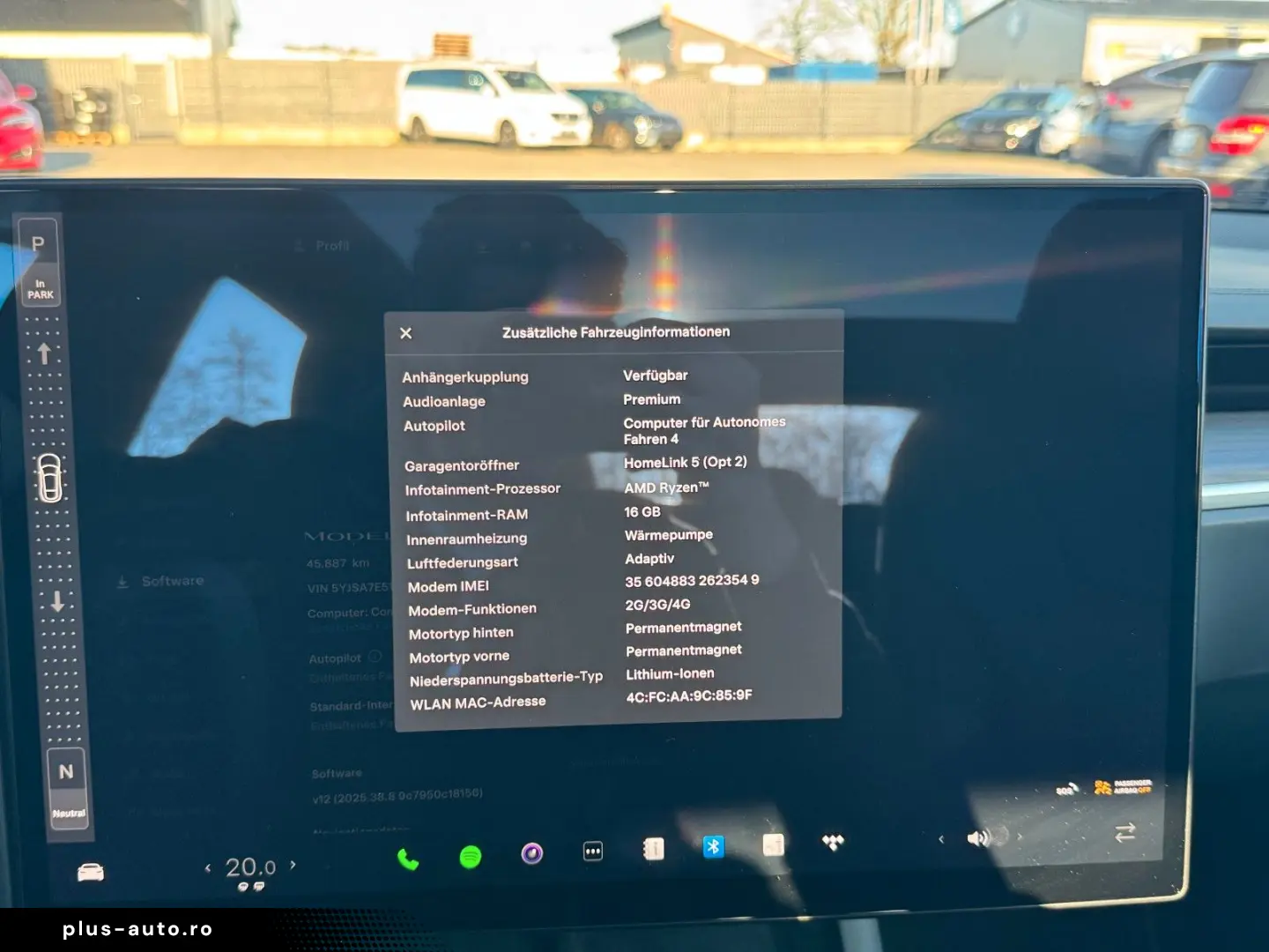 TESLA MODEL S MAXIMAL RANGE   Palladium   MATRIX   HW4