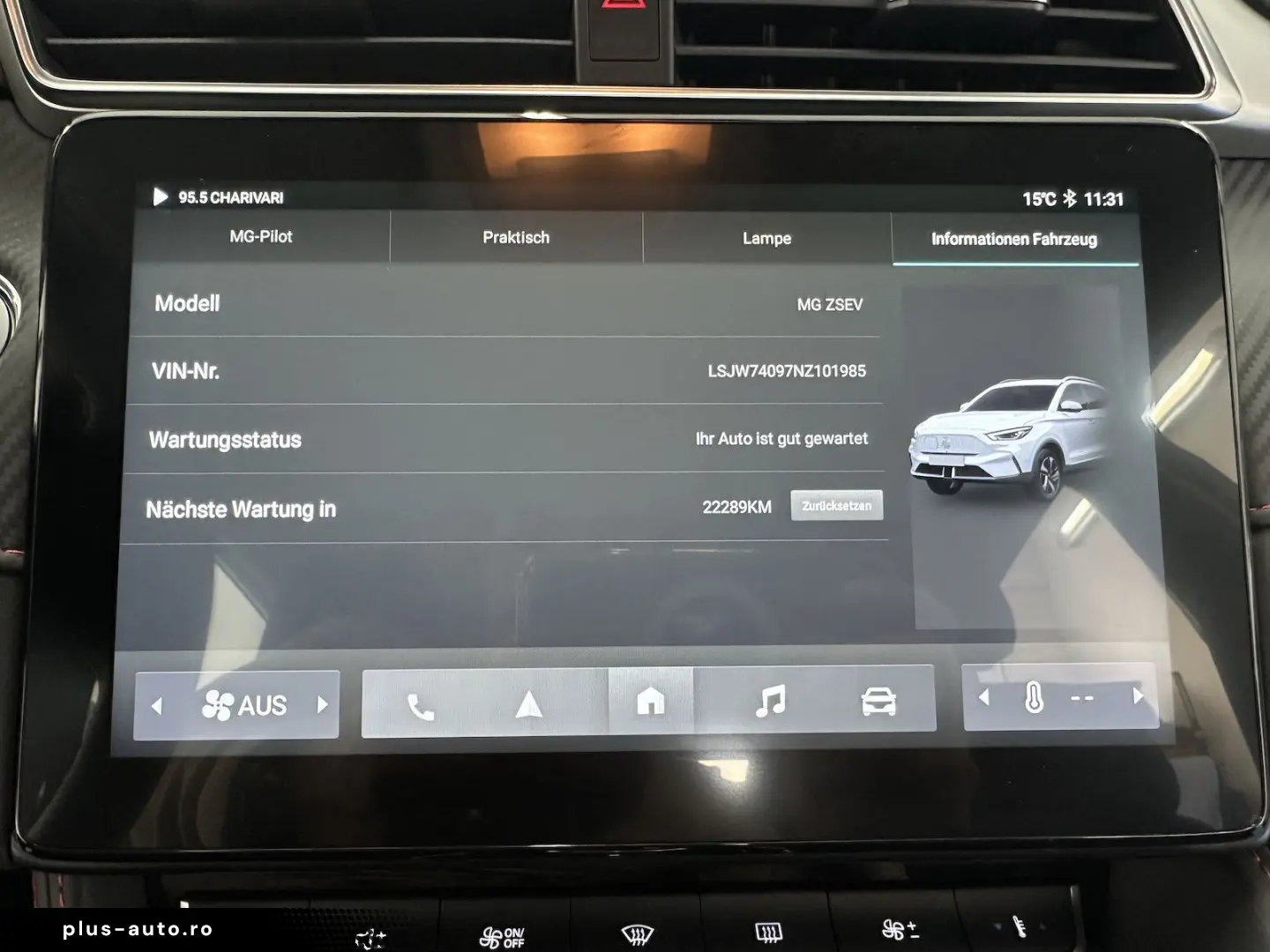 MG ZS EV 51kWh LED Navi Cam Klima ACC SHZ Garantie