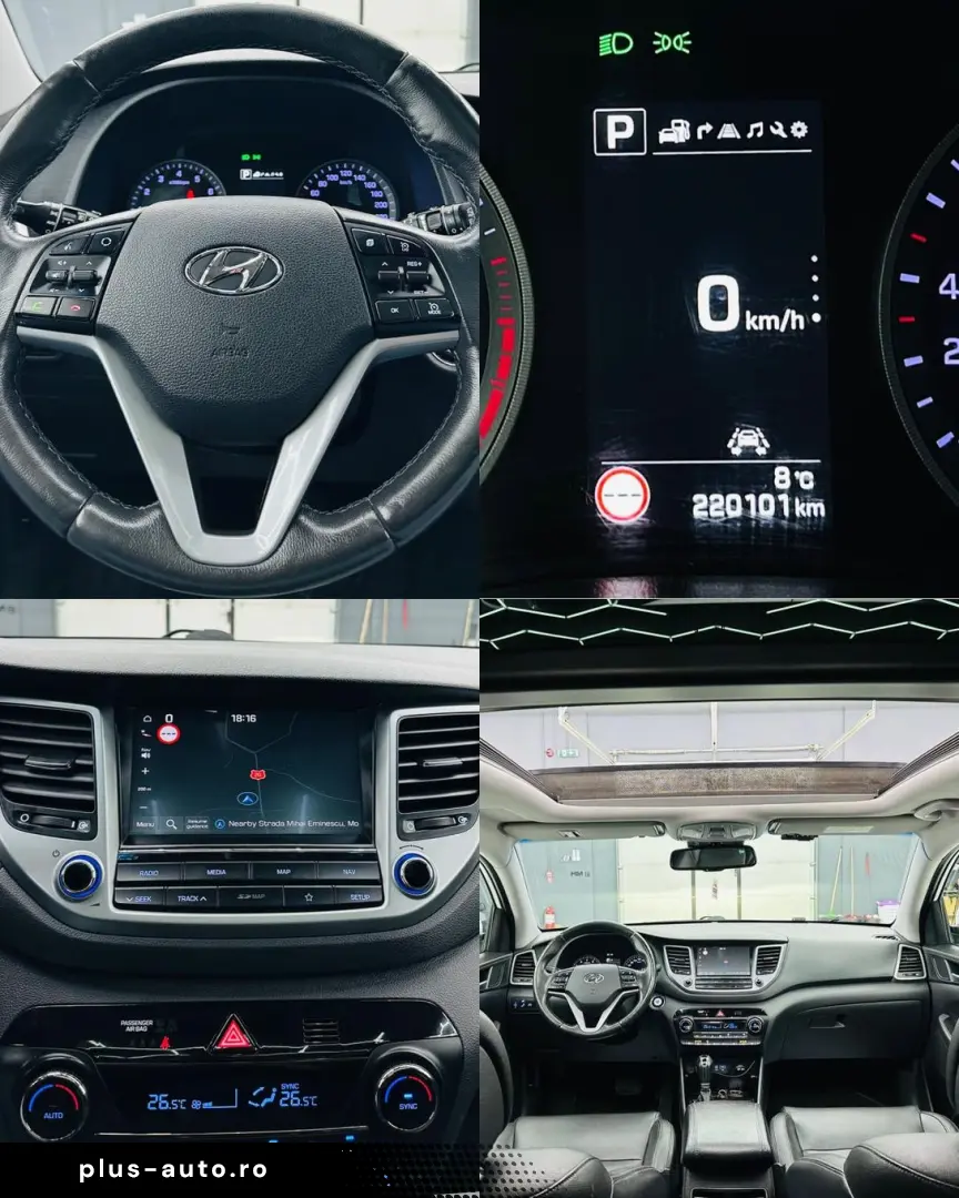 HYUNDAI TUCSON 2018 1.6i E6 Garantie 12 Luni Rate Avans 0 Do