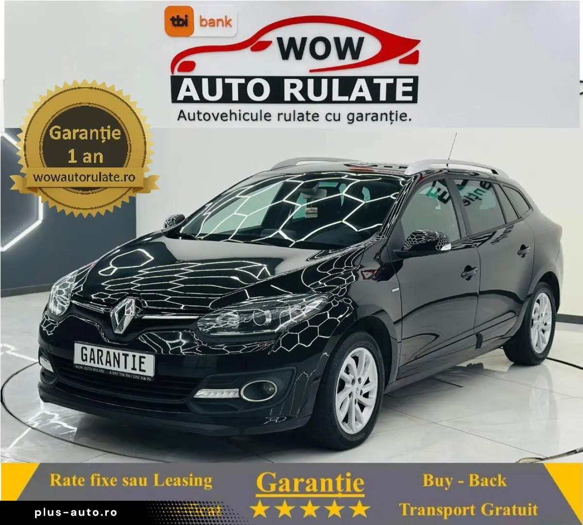 RENAULT MEGANE 2015 1.5D E5 Garantie 12 Luni Rate Avans 0 Do