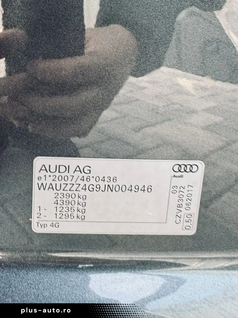 Audi A6 S-LINE  Fab.- 06-2017   3.0 Diesel 218 Cp   Euro 6