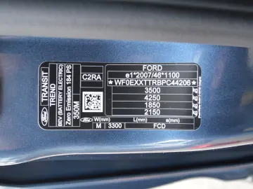 FORD E TRANSIT N1 L2H2 Masa max 3500KG