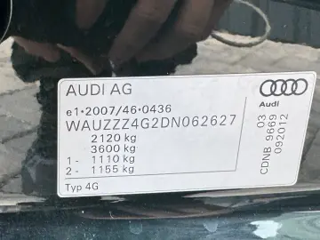 AUDI A6   FAB 11.2012   2.0 BENZINA 180CP   EURO 5