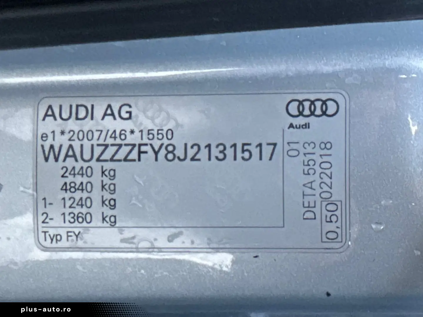 AUDI Q5 QUATTRO   FAB 06.2018   2.0 DIESEL 190CP