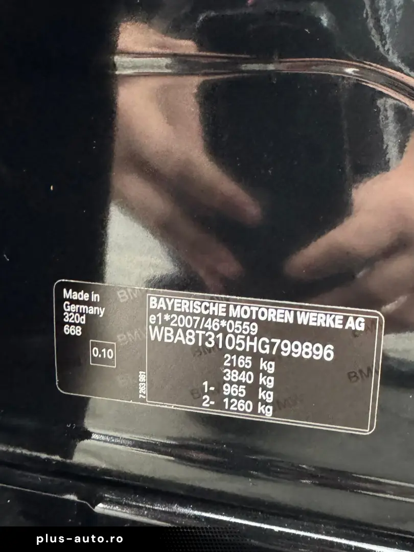 BMW 320D GRAN TURISMO   FAB 09.2017   2.0 DIESEL 190 CP