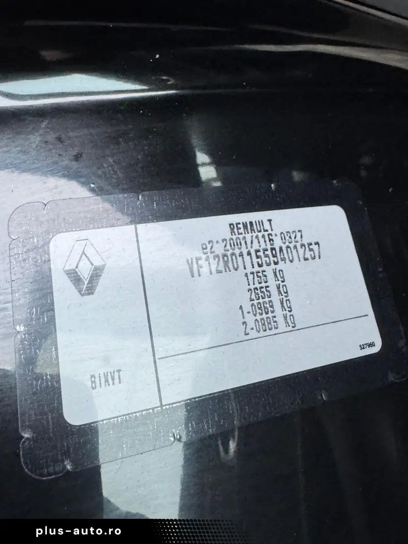 RENAULT CAPTUR   FAB 08.2018   1.5 DIESEL 90CP   EURO 6