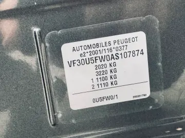 Peugeot 3008   1.6 Benzina 120 CP   Fab. 05.2010   Euro 5