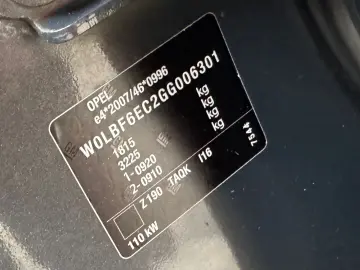 OPEL ASTRA K   Fab- 01.2016   1.4 BENZINA 150CP   EURO 6