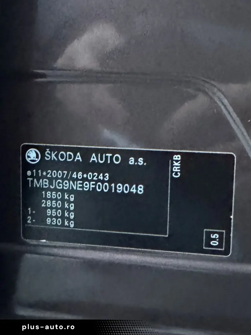 SKODA OCTAVIA   1.6 DIESEL 110CP   FAB 09.2014   EURO 5