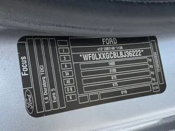 Ford Focus  Fab. 09.2012  1.6 Diesel 116 CP  Euro 5