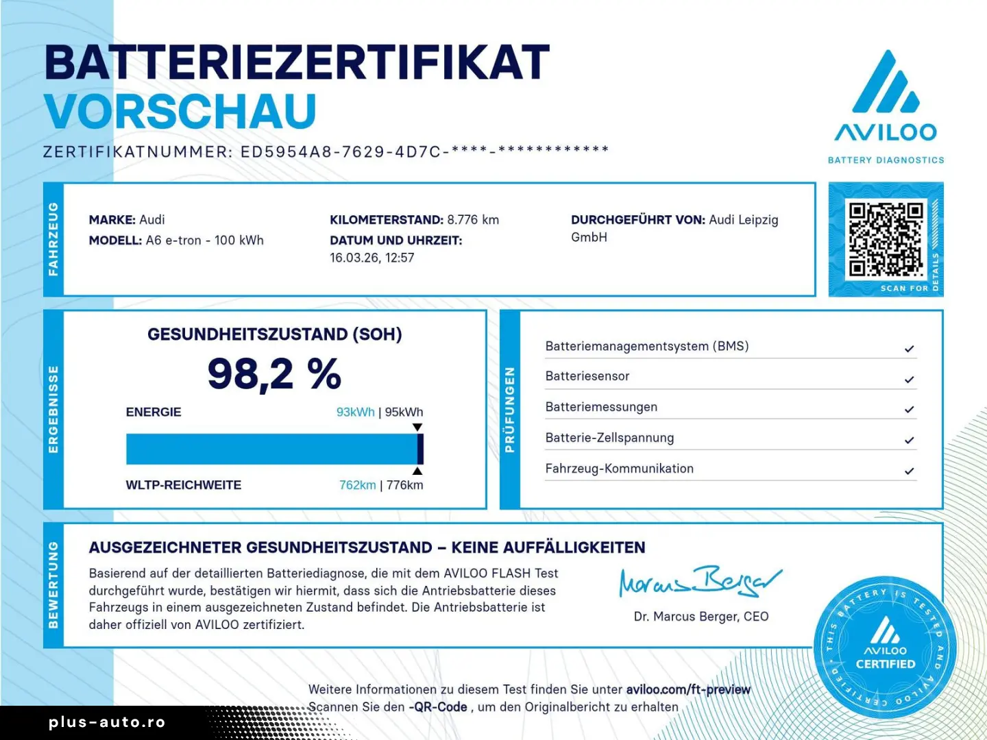 AUDI A6 Sportback e-tron qu.  LED  AHK Assistenz