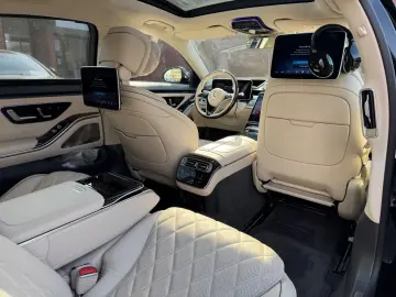 MERCEDES-BENZ S 450 Long AMG Line NAPPA BEIGE 3xTV CHAUFFEUR