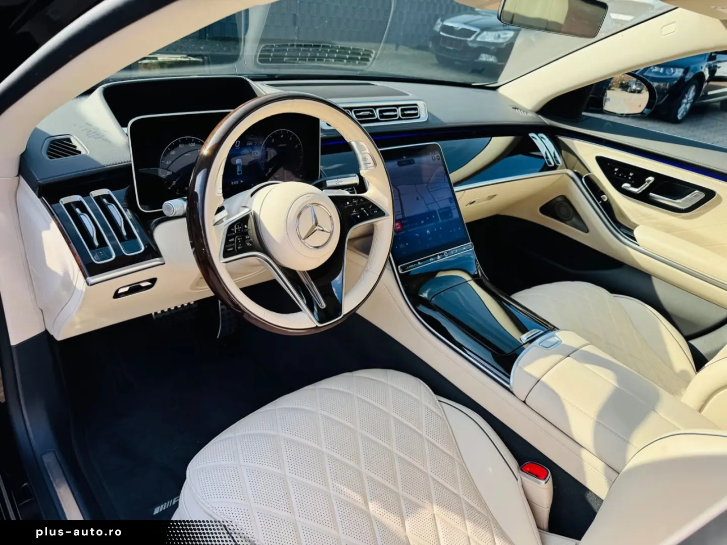 MERCEDES-BENZ S 450 Long AMG Line NAPPA BEIGE 3xTV CHAUFFEUR