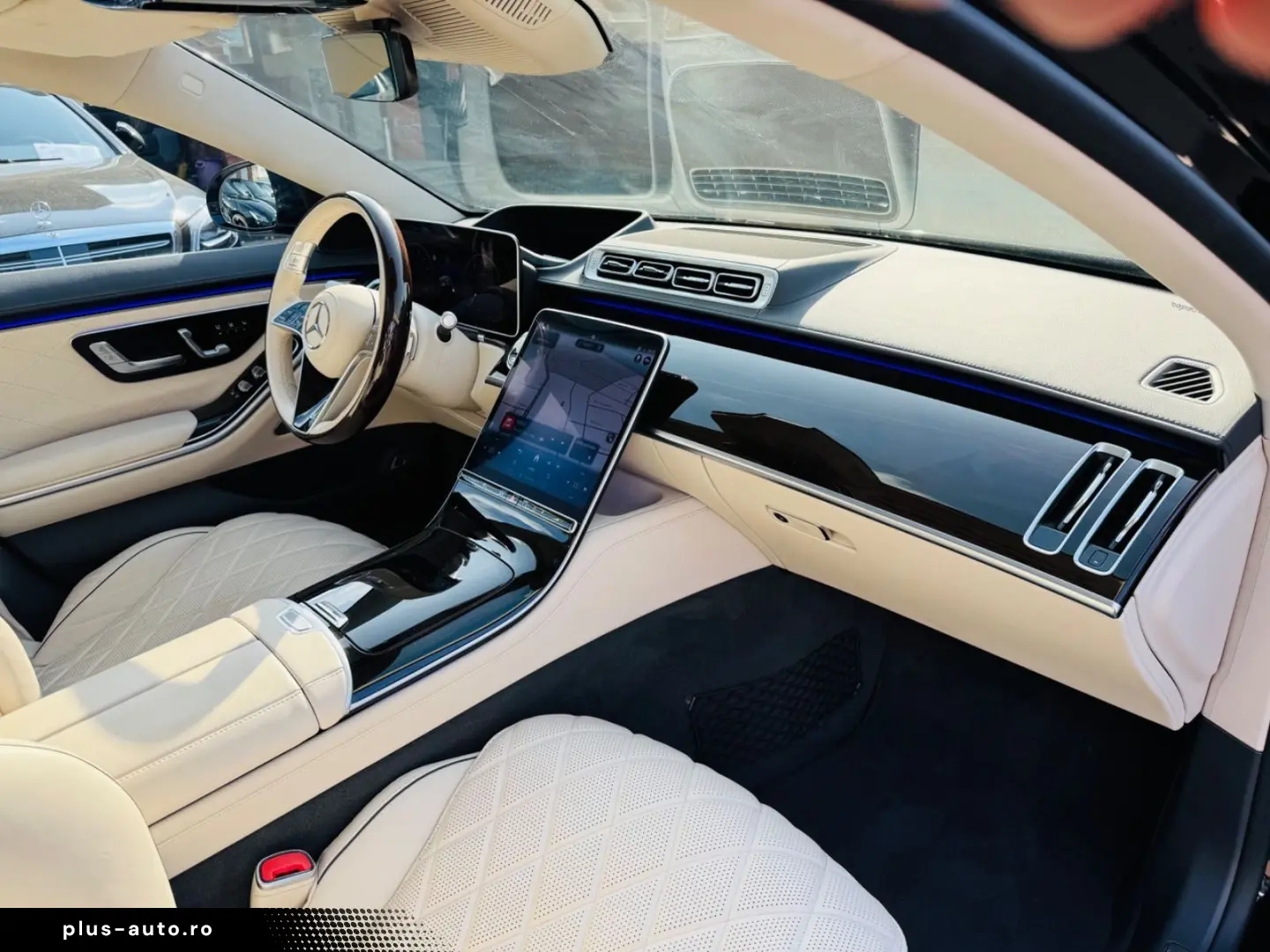 MERCEDES-BENZ S 450 Long AMG Line NAPPA BEIGE 3xTV CHAUFFEUR