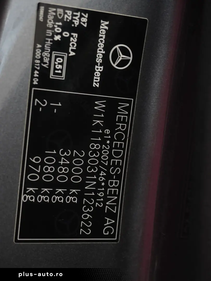 Mercedes-Benz Cla-180 Gen-C118-2019