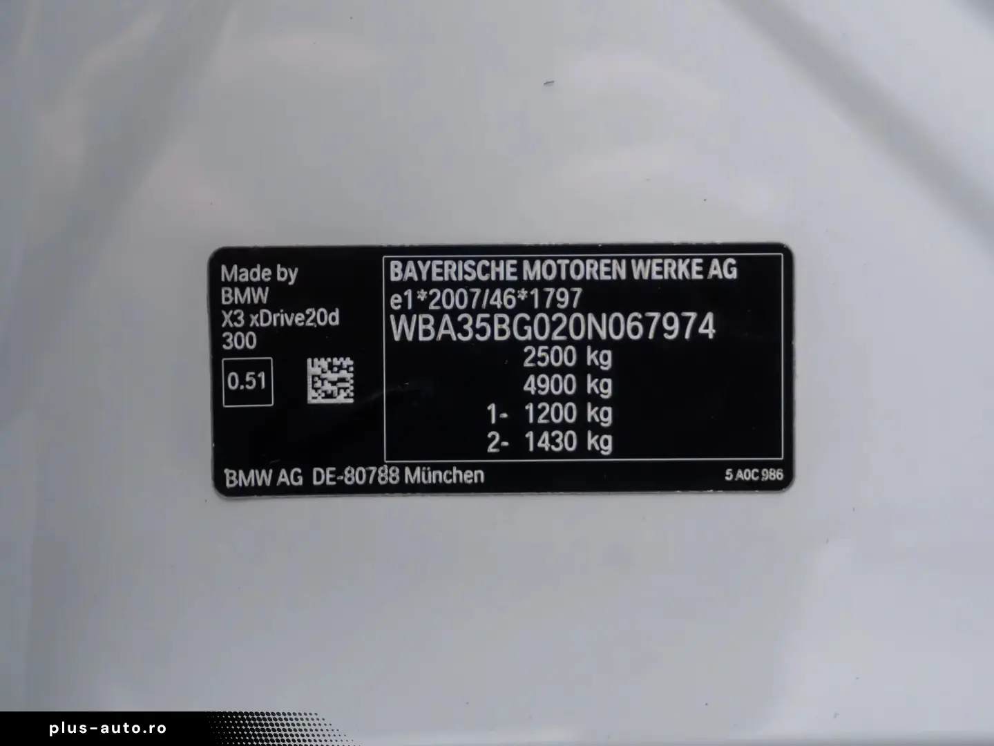 BMW X3 M 2.0 Mild-Hybrid M Leasing Rate Credit