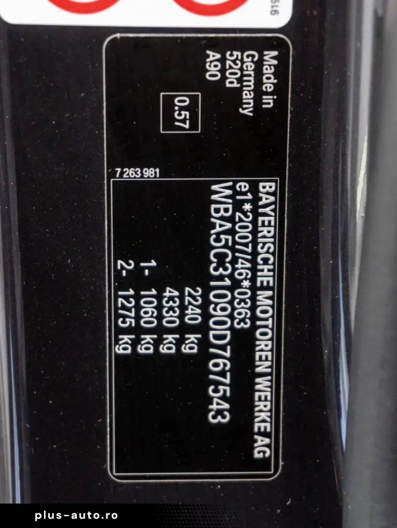 Bmw Seria-5 Gen-F10-F11-F07-2010-2017