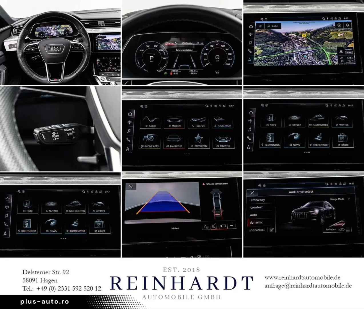 AUDI E-TRON SPORTBACK 55 2x S LINE MTRX ACC HUD PANO