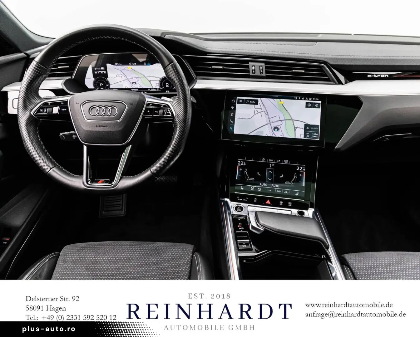 AUDI E-TRON SPORTBACK 55 2x S LINE BLCK 22Z MTRX PANO