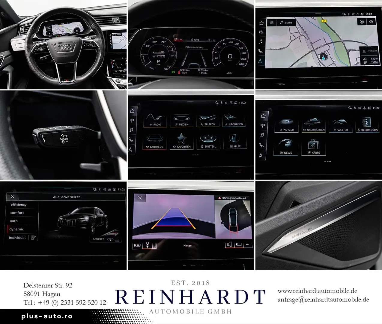 AUDI E-TRON SPORTBACK 55 2x S LINE BLCK 22Z MTRX PANO